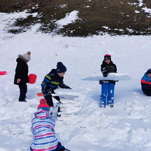 Spaß im Schnee