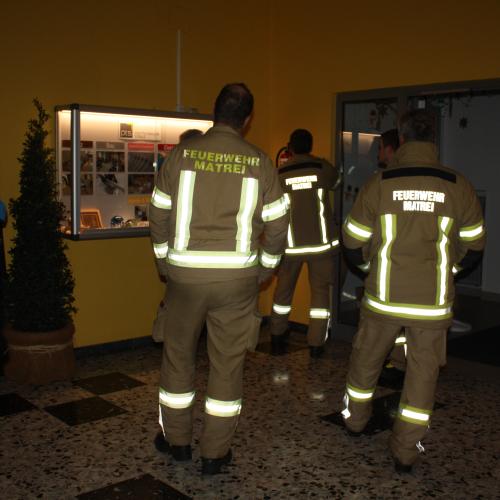 Feuerwehrschulung mit den Lehrpersonen
