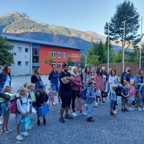 1. Schultag der 1. Klassen