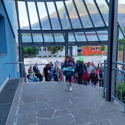 1. Schultag der 1. Klassen