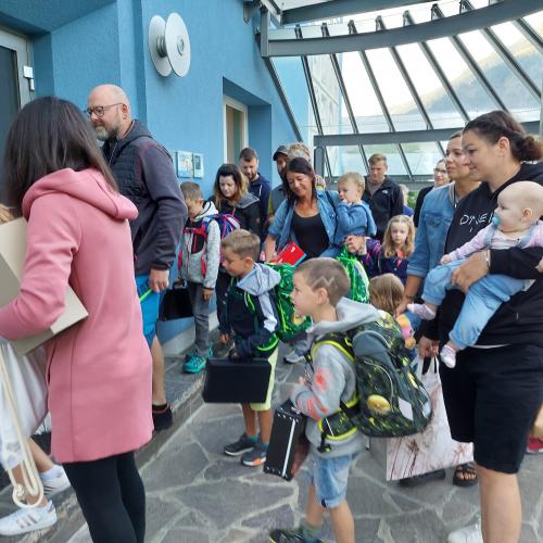 1. Schultag der 1. Klassen