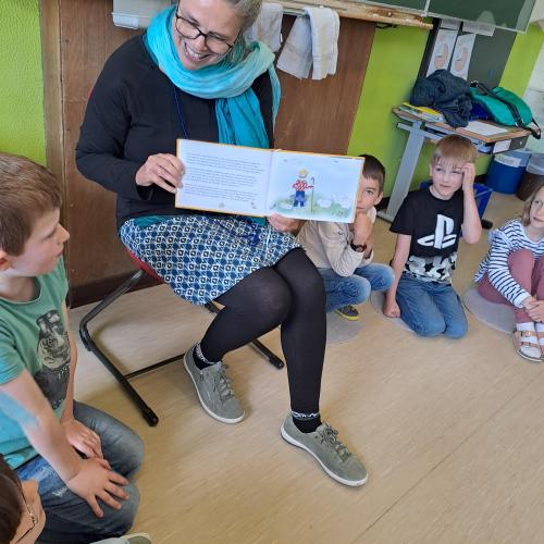 2b Autorenlesung Frieda Schaf