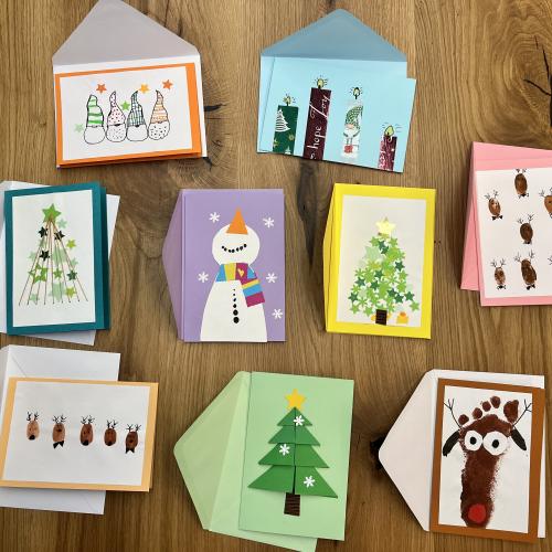 Projekt „Weihnachtskarten für die Feuerwehr“