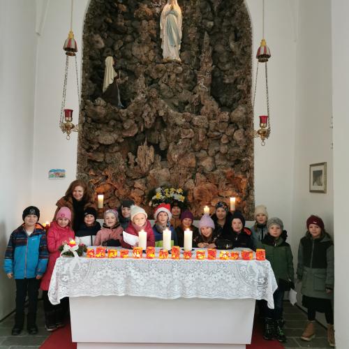 Adventbesuch Lourdeskapelle