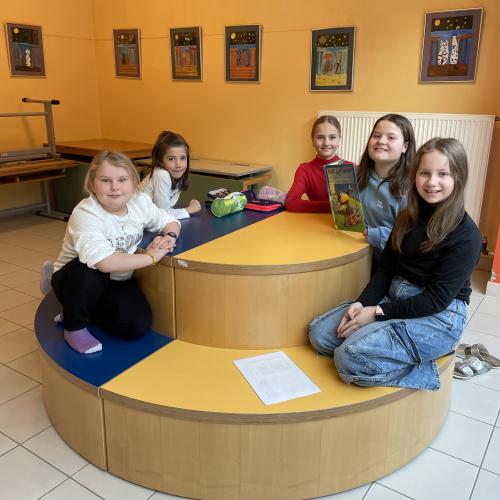 Vorlesestunde 4a in 1a