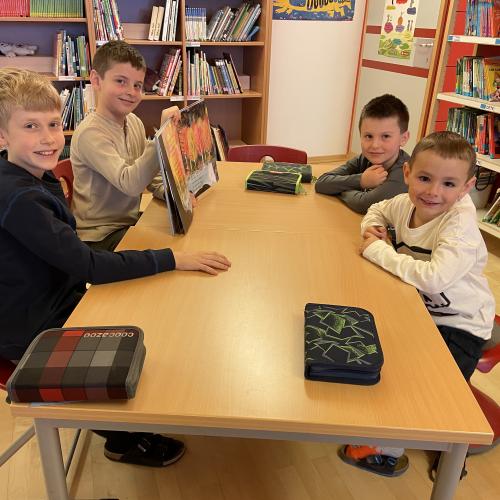 Vorlesestunde 4a in 1a