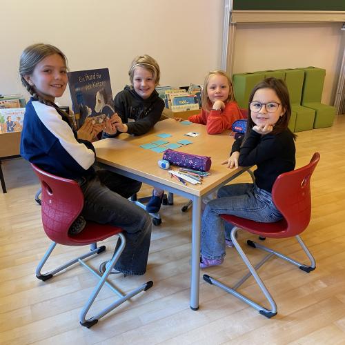 Vorlesestunde 4a in 1a