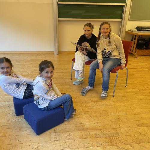 Vorlesestunde 4a in 1a