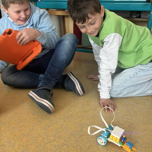 Programmieren von Lego-Robotern mit den iPads 4b