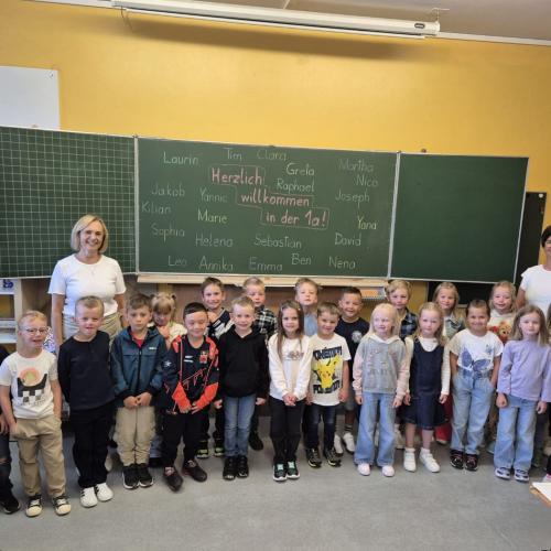 Die Kinder der Klasse 1a.