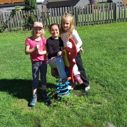 Kinder beim Wandertag.