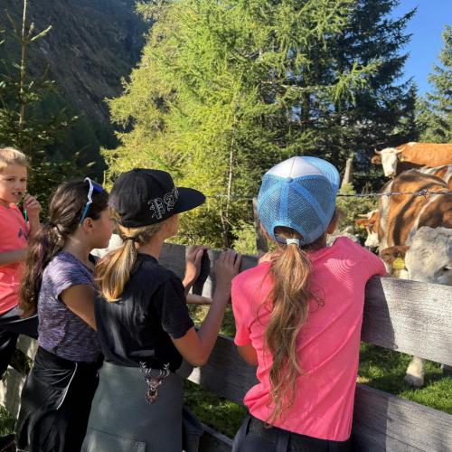 Kinder beim Wandertag.