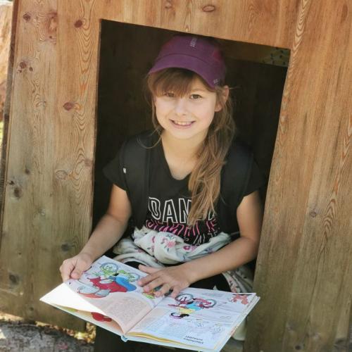 Kinder beim Wandertag.