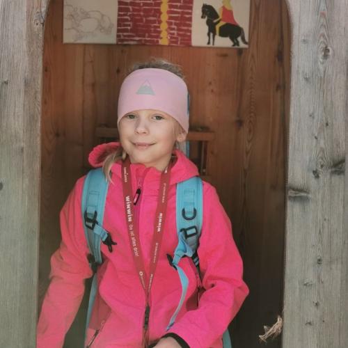 Kinder beim Wandertag.