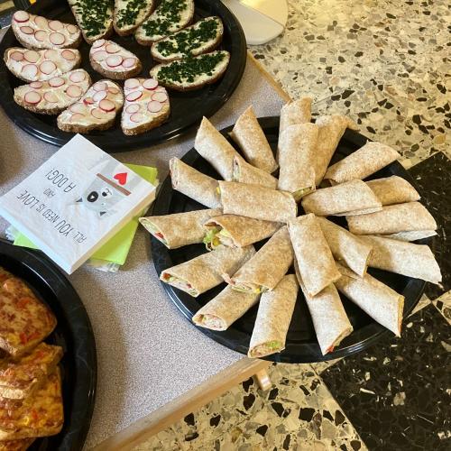 Bilder des gesunden Jausenverkaufs