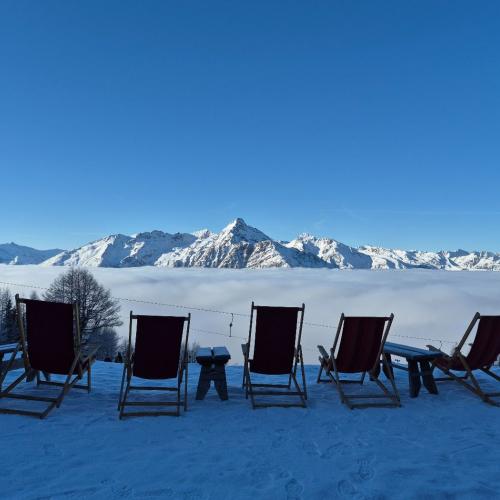 Nebeldecke über dem Tal