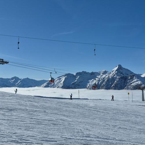 Nebeldecke über dem Tal