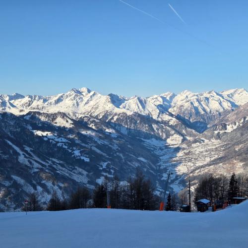 Aussicht von der Schipiste aus Richtung Virgen