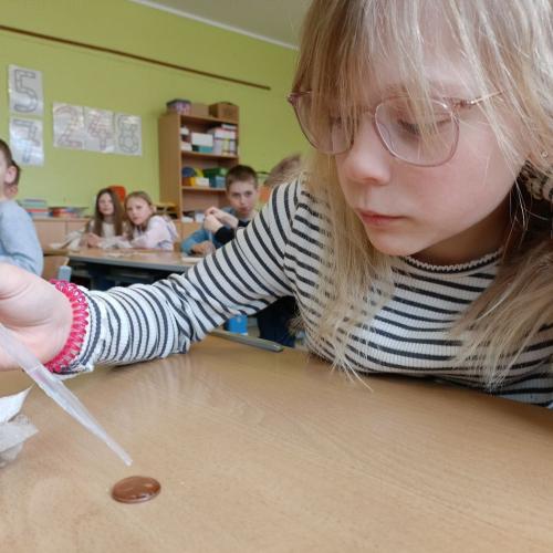 Experiment mit Wasser