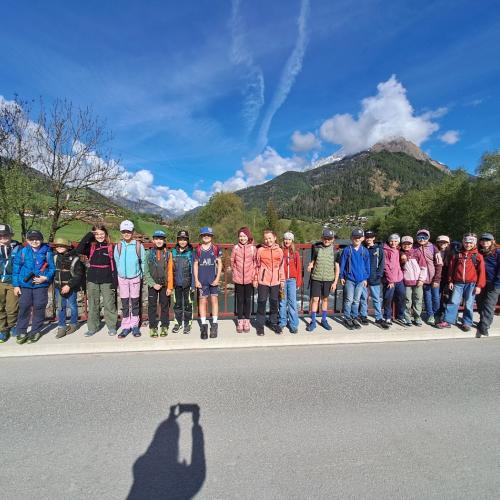 Gruppenfoto beim Vögelbeobachten