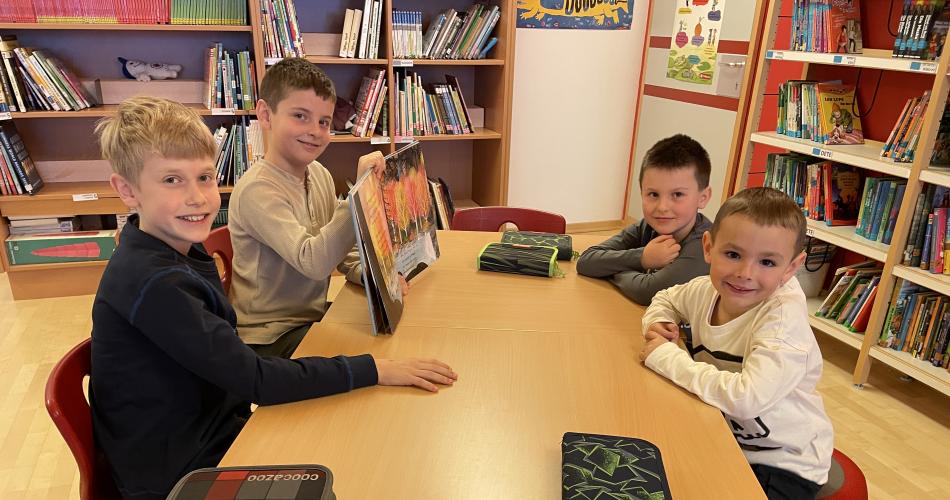 Vorlesestunde 4a in 1a